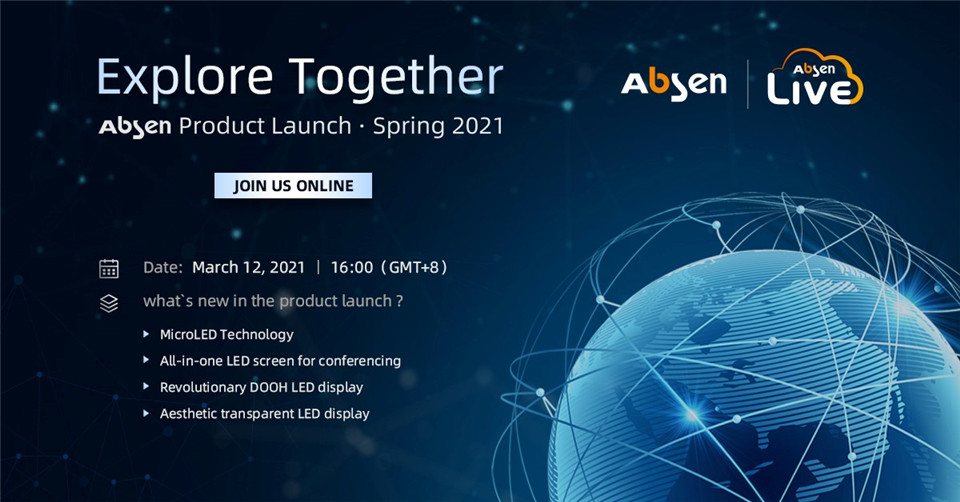 Join Us and Discover MicroLED at the Absen Online Spring Product Launch ...