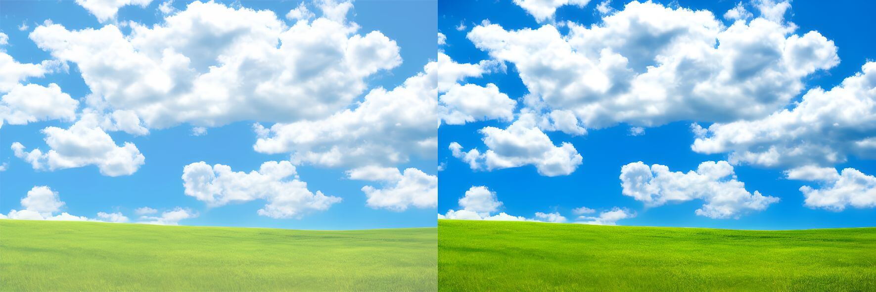 Comparison of High and Low Contrast Images