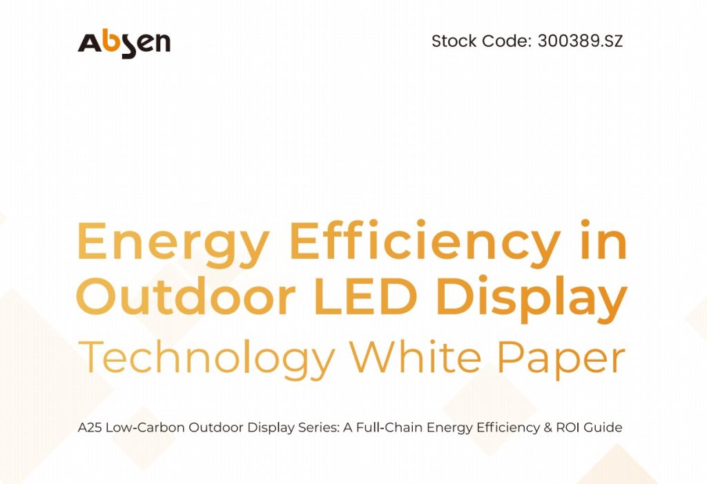 Energy Efficiency in Outdoor LED Display Technology White Paper